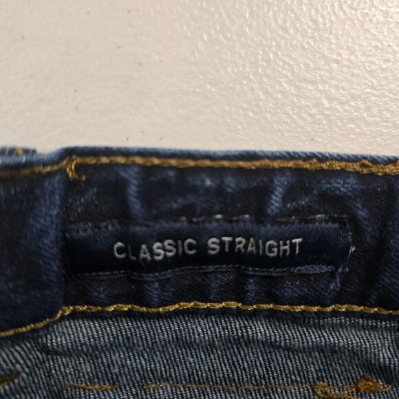 Lucky Brand Jeans Women's 16 Blue Dark Wash Classic Straight - Picture 4 of 16